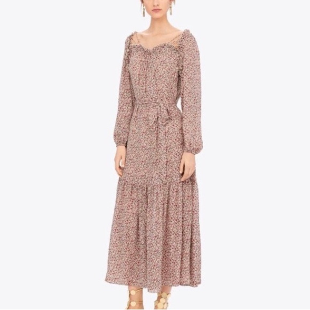 NWT Tory Burch Floral Maxi/Midi Dress Size 4